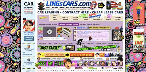 An image of an overly crowded website