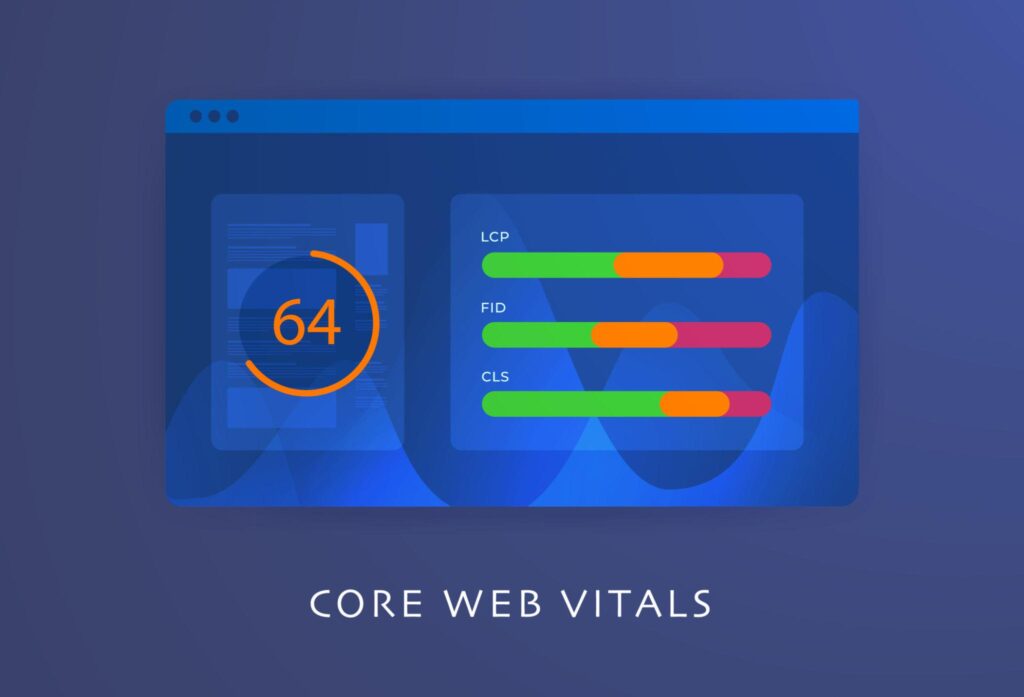 An image of a core web vitals bar graph.